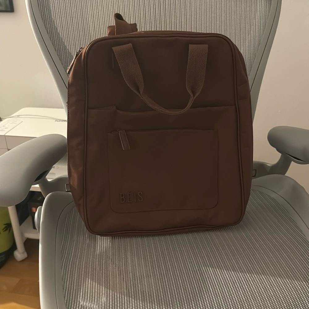 Beis backpack - maple - with laptop sleeve